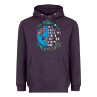 Plum Autism Awareness Kindness Puzzle Earth Heavyweight Hoodie - CowhideDigitalArt