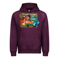 Mauve Wine Farm Life Fall Barn And Truck Urban Hoodie - Artiststas