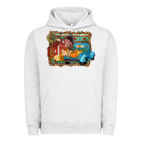 Pigment Lunar Rock Farm Life Fall Barn And Truck Urban Hoodie - Artiststas