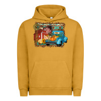 Pigment Peanut Butter Farm Life Fall Barn And Truck Urban Hoodie - Artiststas