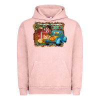 Pigment Salmon Farm Life Fall Barn And Truck Urban Hoodie - Artiststas