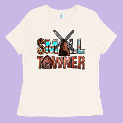 Small Towner Ladies Tee Designed By Nancycooperartshop