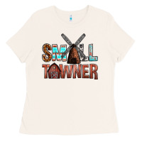 Bone small towner Ladies Tee - NancyCooperArtShop