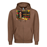 Chestnut Juneteenth black teacher magic Zipper Hoodie - FaDigitalArtStudio