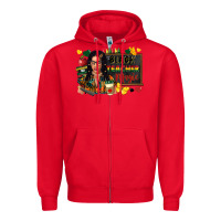 Red Juneteenth black teacher magic Zipper Hoodie - FaDigitalArtStudio