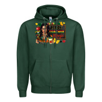 Sports Green Juneteenth black teacher magic Zipper Hoodie - FaDigitalArtStudio