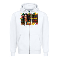 White Juneteenth black teacher magic Zipper Hoodie - FaDigitalArtStudio