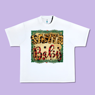 Santa Baby Urban Heavy Tee Designed By Bettercallsaul