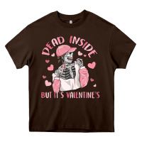 Dead Inside But It's Valentine's Heavy Core Tee | Teevron
