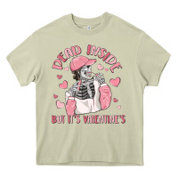 Mossy dead inside but it's valentine's Heavy Core Tee - MaliasSmallBusiness