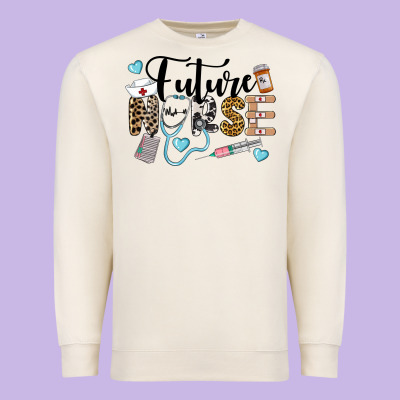 Western Future Nurse Premium Sweatshirt Designed By Lillyallendesigns