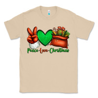 Mushroom peace love Christmas Santa Claus hand Classic Tee - Jasminsmagicworld