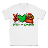 White peace love Christmas Santa Claus hand Classic Tee - Jasminsmagicworld