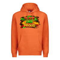 Carrot black and proud Premium Hoodie - FaDigitalArtStudio