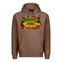 Chestnut black and proud Premium Hoodie - FaDigitalArtStudio