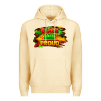 Pina Colada black and proud Premium Hoodie - FaDigitalArtStudio