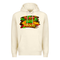 Sandshell black and proud Premium Hoodie - FaDigitalArtStudio