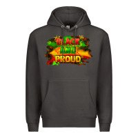 Smoke black and proud Premium Hoodie - FaDigitalArtStudio