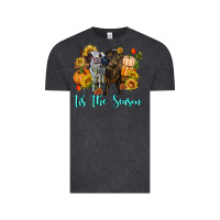 Vintage Black Tis The Season Cows Vintage Tee - RanaPortraitStore