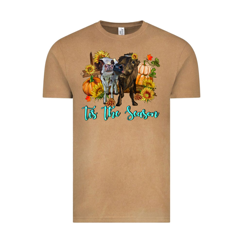 Tis The Season Cows Vintage Tee by RanaPortraitStore | Teevron