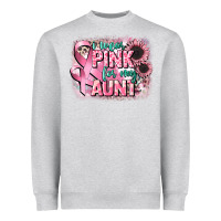 Heather Grey i wear pink for my aunt Heavyweight Sweatshirt - CowGirlArtShop