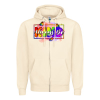 Sandshell Always be kind Zipper Hoodie - FaDigitalArtStudio