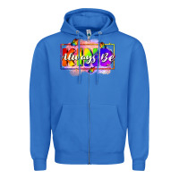 True Royal Always be kind Zipper Hoodie - FaDigitalArtStudio