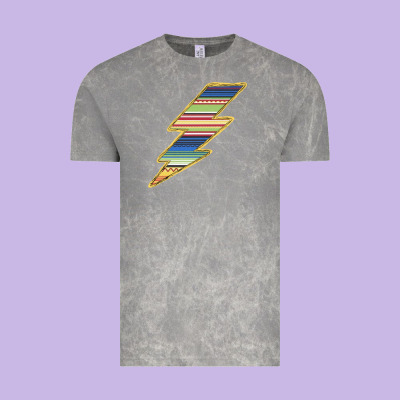 Yellow Aztec Patterned Lightning Vintage Tee Designed By Bettercallsaul