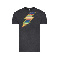 Vintage Black Yellow Aztec Patterned Lightning Vintage Tee - Bettercallsaul