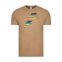 Vintage Coffee Yellow Aztec Patterned Lightning Vintage Tee - Bettercallsaul