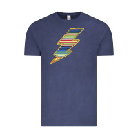 Vintage Denim Yellow Aztec Patterned Lightning Vintage Tee - Bettercallsaul