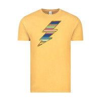 Vintage Mustard Yellow Aztec Patterned Lightning Vintage Tee - Bettercallsaul