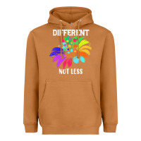 Meerkat Different Not Less Daisy Autism Puzzle Heavyweight Hoodie - CowhideDigitalArt
