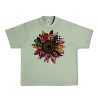 Cheetah Christmas Sunflower Urban Heavy Tee | Teevron