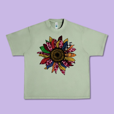 Cheetah Christmas Sunflower Urban Heavy Tee Designed By Bettercallsaul