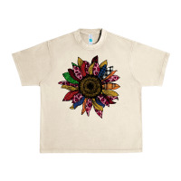 Sandshell Cheetah Christmas Sunflower Urban Heavy Tee - Bettercallsaul