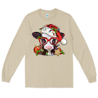 Mushroom Christmas baby cow Long Sleeve Tee - Jasminsmagicworld
