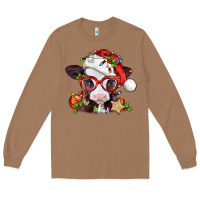 Toasted Coconut Christmas baby cow Long Sleeve Tee - Jasminsmagicworld
