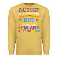 Antique Gold lil autism mom Premium Sweatshirt - CowhideDigitalArt