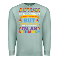 Seafoam lil autism mom Premium Sweatshirt - CowhideDigitalArt