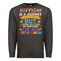Smoke lil autism mom Premium Sweatshirt - CowhideDigitalArt