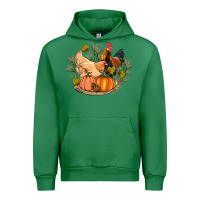 Emerald fall coop animals pumpkin Urban Hoodie - Artiststas