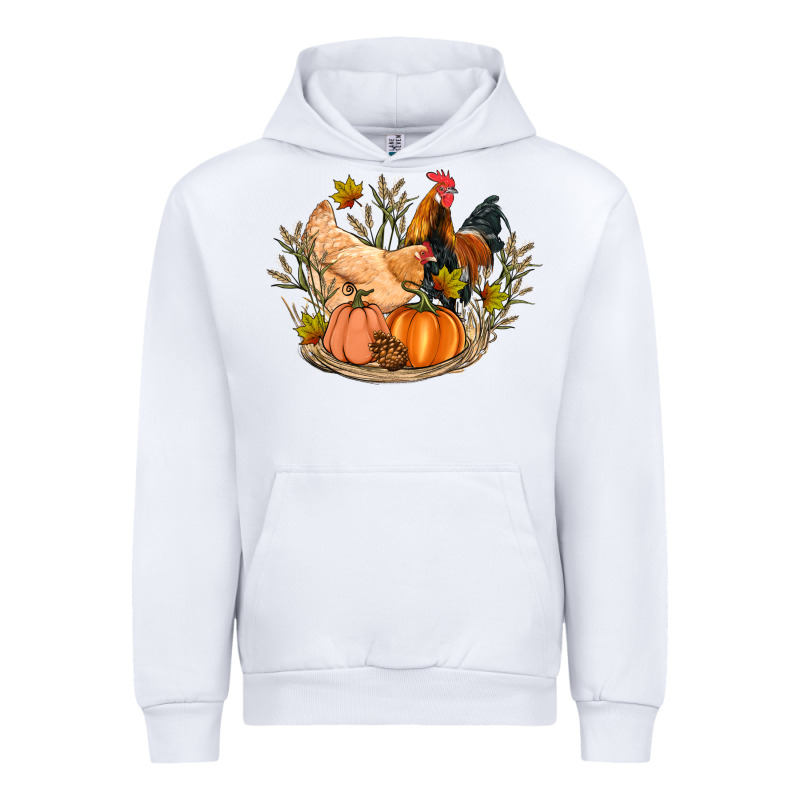 Fall Coop Animals Pumpkin Urban Hoodie by Artiststas | Teevron
