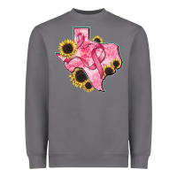 Storm texas map breast cancer Heavyweight Sweatshirt - CowGirlArtShop