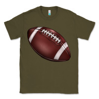 Army Green football Classic Tee - BarkalooDesign
