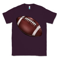 Plum football Classic Tee - BarkalooDesign