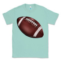 Seafoam football Classic Tee - BarkalooDesign