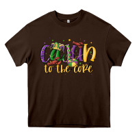 Chocolate Brown cajun to the core Heavy Core Tee - MaliasSmallBusiness