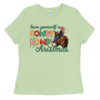 Matcha have yourself a rowdy howdy christmas Ladies Tee - MaliasSmallBusiness
