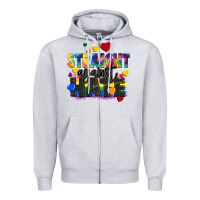 Heather Grey straight against hate Zipper Hoodie - FaDigitalArtStudio
